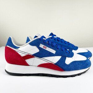 Reebok Sneakers Classic Make It Yours Vector Blue Red Men's Sz 8 / Wms Sz 9.5